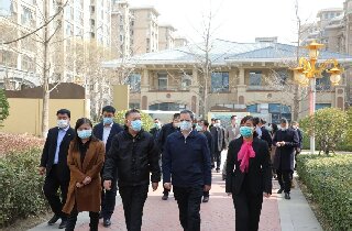 秦皇島市委副書記、市長丁偉等領(lǐng)導一行蒞臨燕達國際健康城參觀調(diào)研